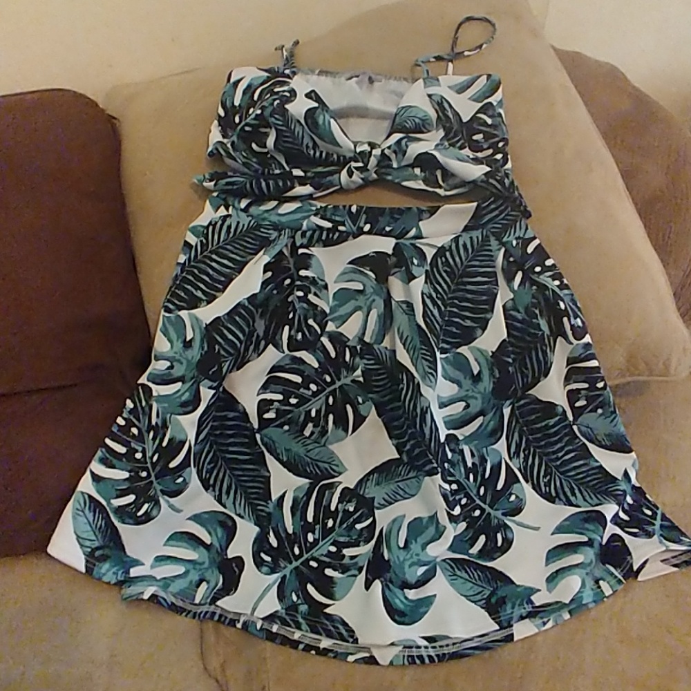 Matching skirt and top